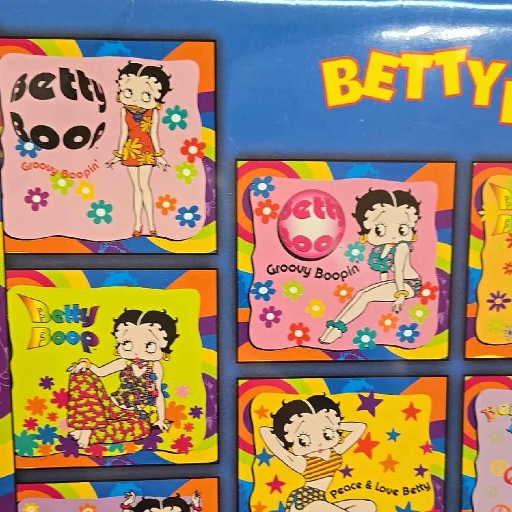 Betty Boop 2003 Calendar with Colorful Floral Design